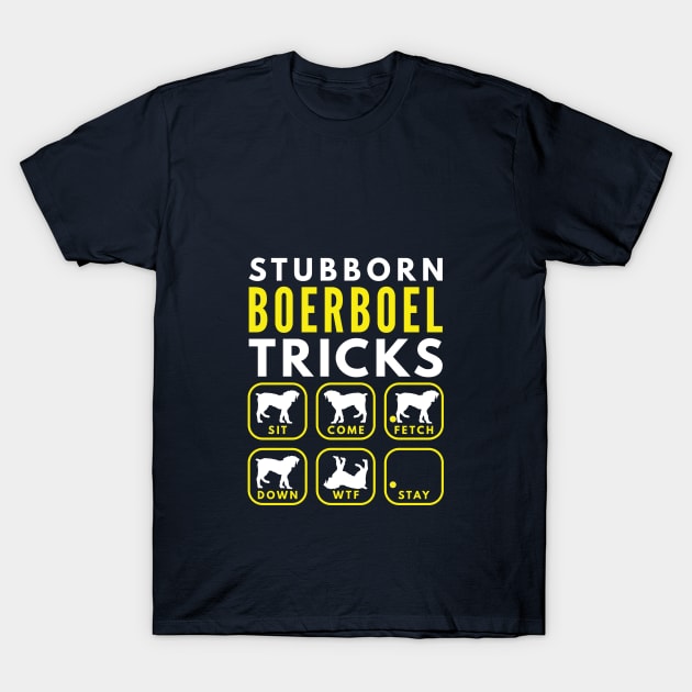 Stubborn Boerboel Tricks - Dog Training T-Shirt by DoggyStyles